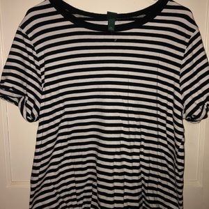 Wild fable. Xxl. Boxy striped tee